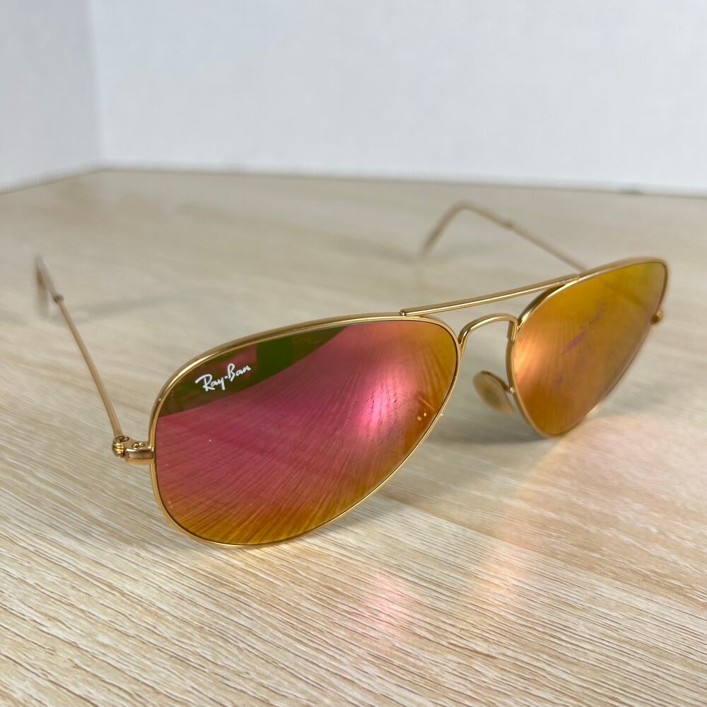 Ray-Ban RB3025 Aviator Large Metal 112/4T Sunglasses FRAMES ONLY Gold 58-14-135